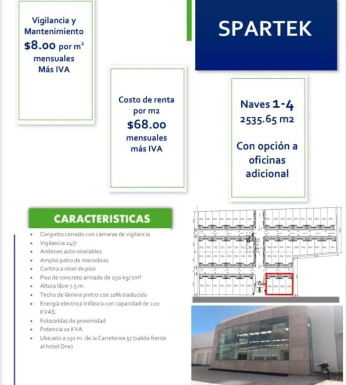 PADRISIMA NAVE INDUSTRIAL EN RENTA en Querétaro (QRO) - Imagen 1