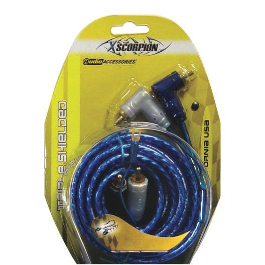 XSCORPION 1.5 TR Rca Cable 1.5FT Blue Triple Shielded … in Toronto - Image 1