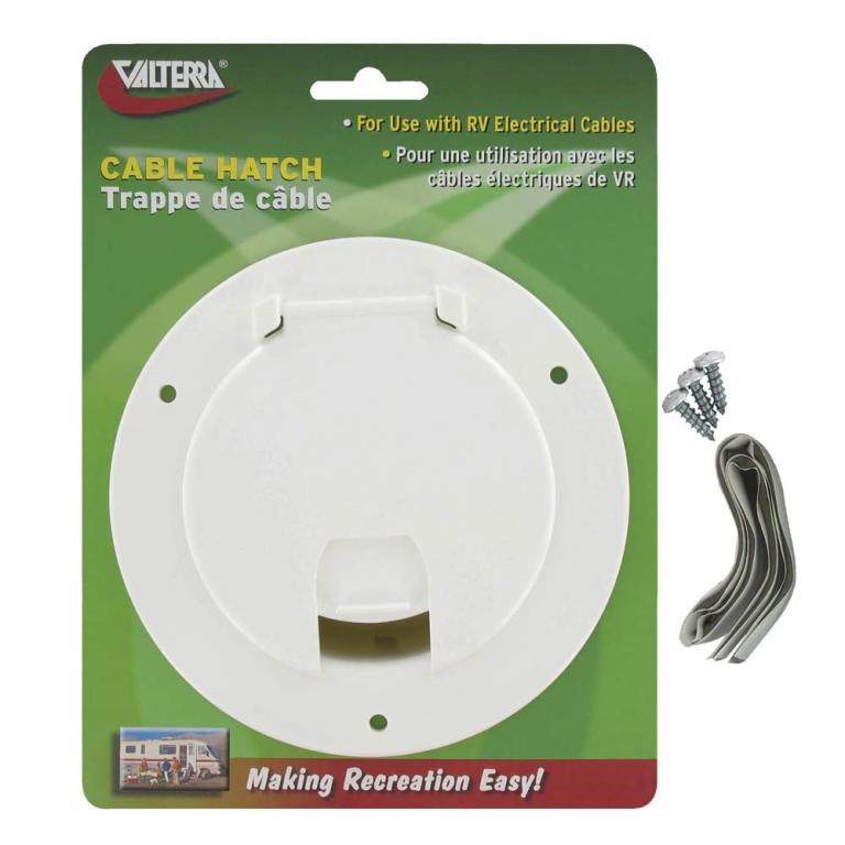 VALTERRA A10-2135VP CABLE HATCH DLX RND PW CD; 5.2 In x 2.6 … in Calgary - Image 1