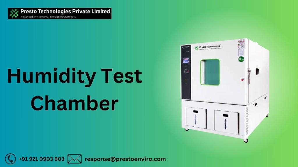 High-Performance Humidity Test Chamber – Presto Enviro in India - Image 1