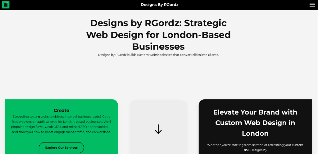Design By Rgordz - Affordable, SEO-optimised websites in Hammersmith - Image 3