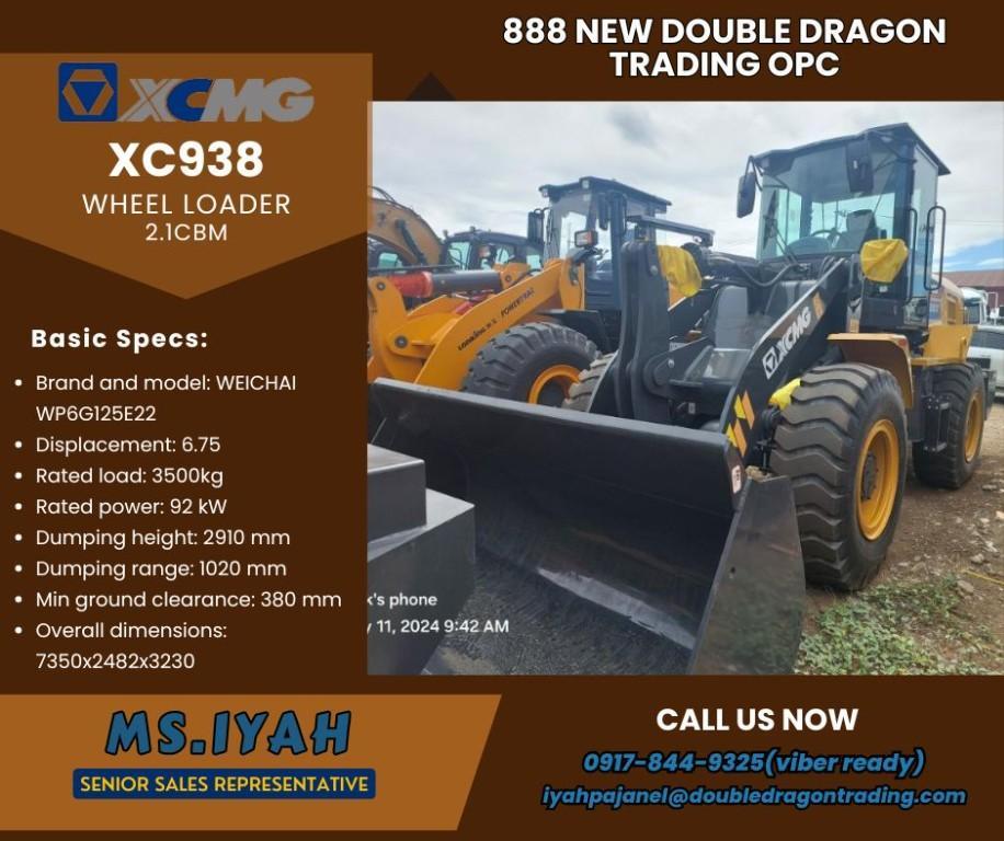 Xcmg Wheel Loader Xc938- 2.1cbm in Malate - Image 1