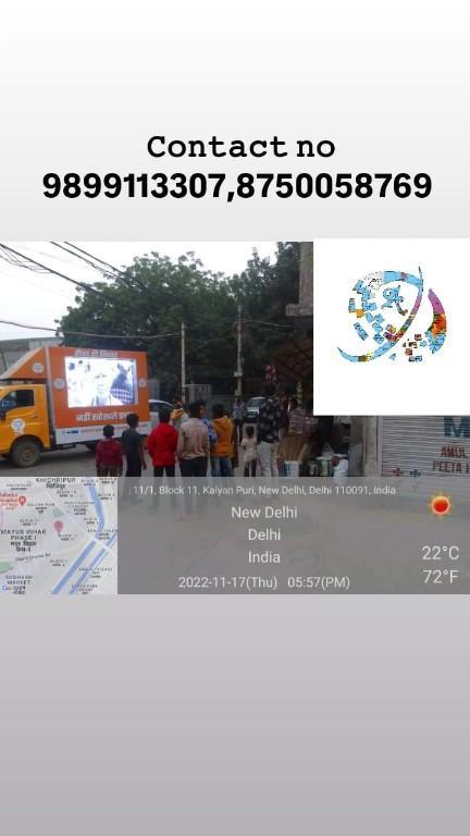 LED Video Van Display for Brand Promotion in India - Image 1