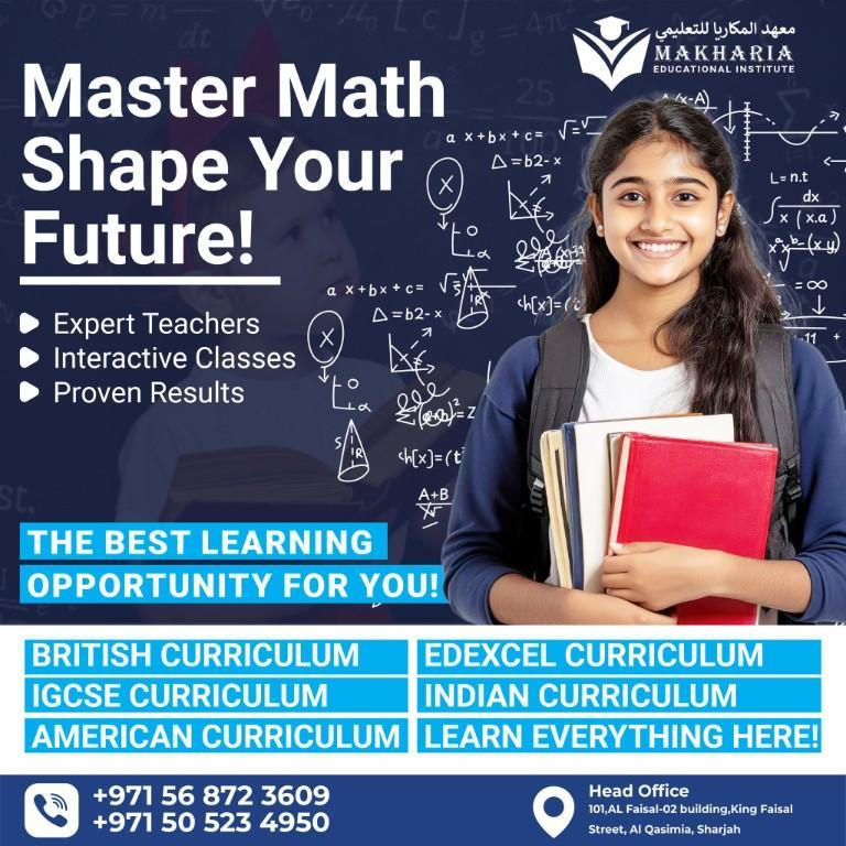 Master Math, Shape Your Future! Call 0568723609 in United Arab Emirates - Image 1