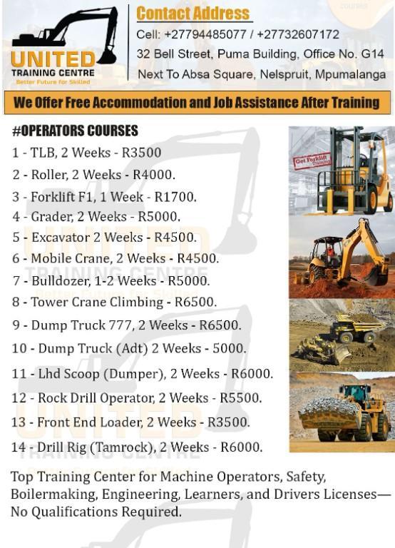 Operator Training Course in Kimberley - Image 1