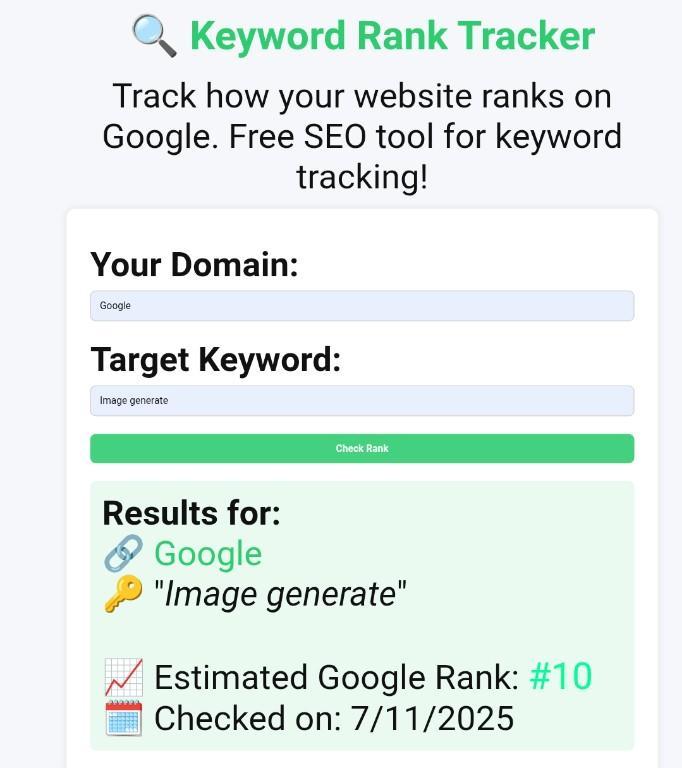 Keyword Rank Tracker in Dandeli - Image 1