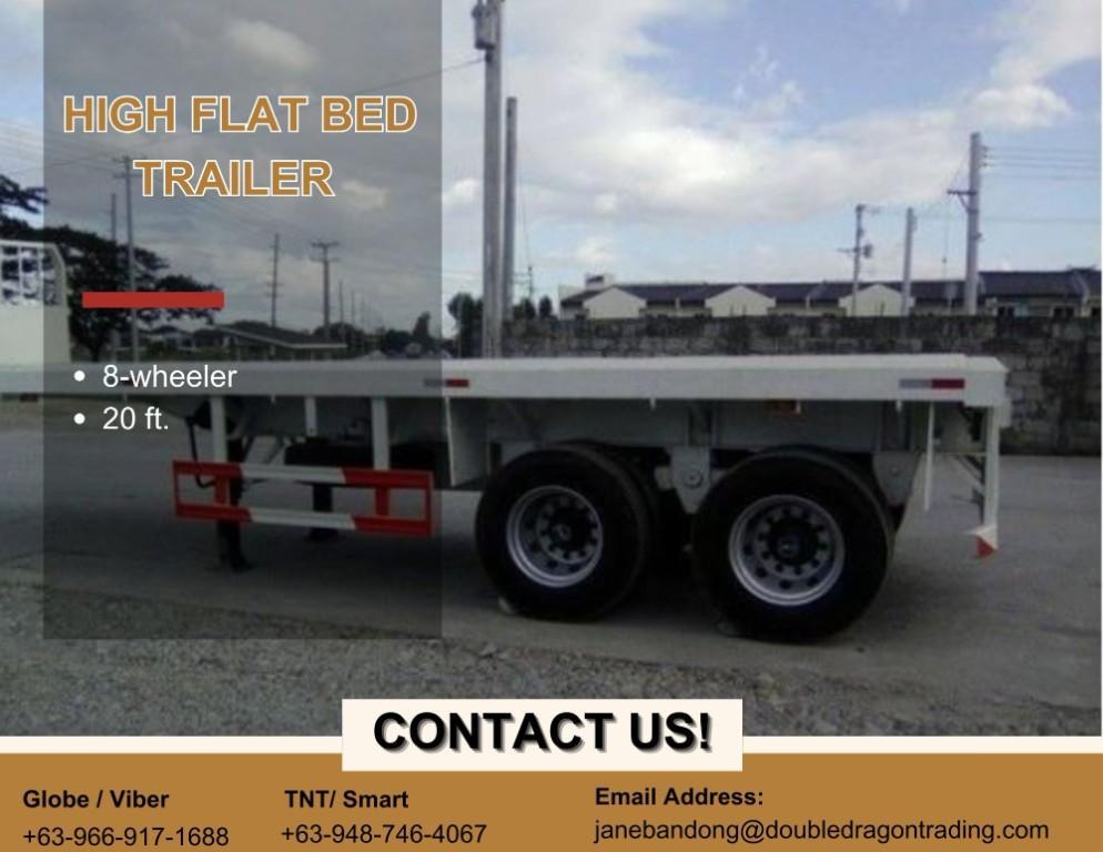 8W HIGH FLAT BED TRAILER 20FT. in Philippines - Image 1