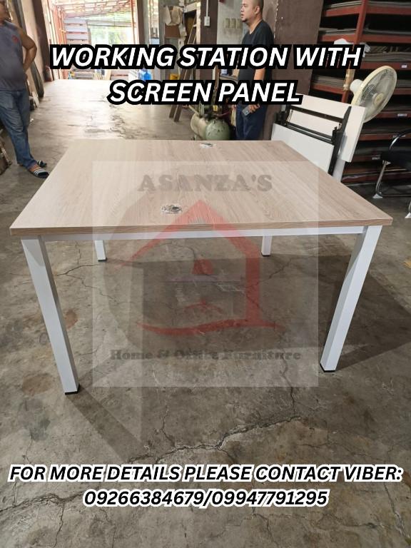 WORKING STATION WITH SCREEN PANEL in Bignay - Image 2