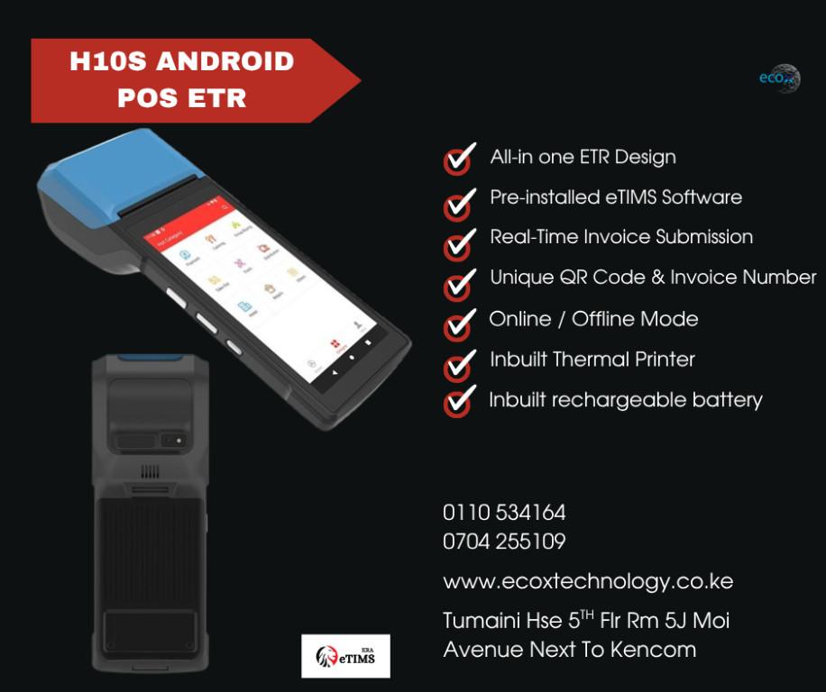 Complete H10S Android POS Etr Machine in Kenya - Image 1