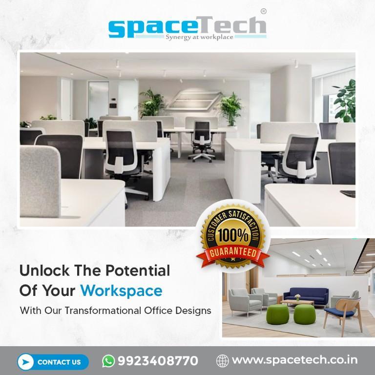 Office Modular Furniture PCMC | SpaceTech in Wakad - Image 1