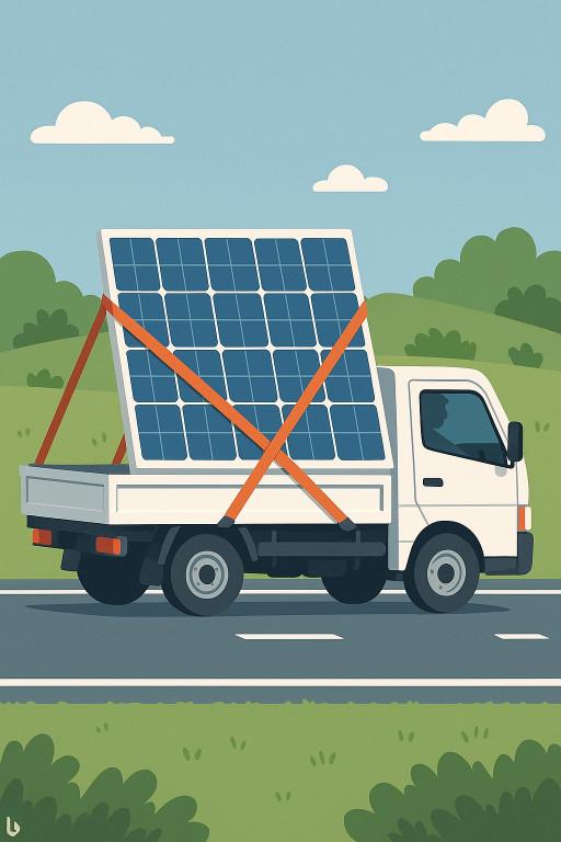 How We Handle Solar Panel Transport Across States in Bahādurgarh - Image 1