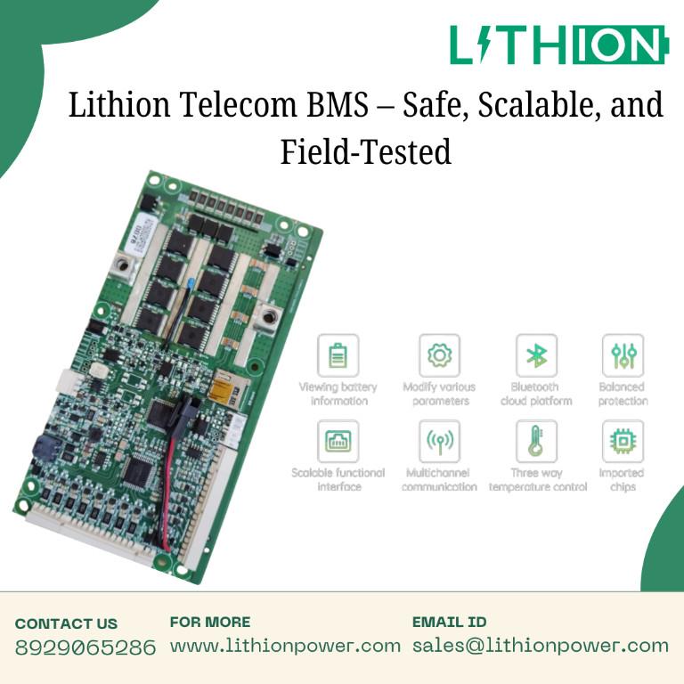 Lithion Telecom BMS – Safe, Scalable, and Field-Tested in India - Image 1