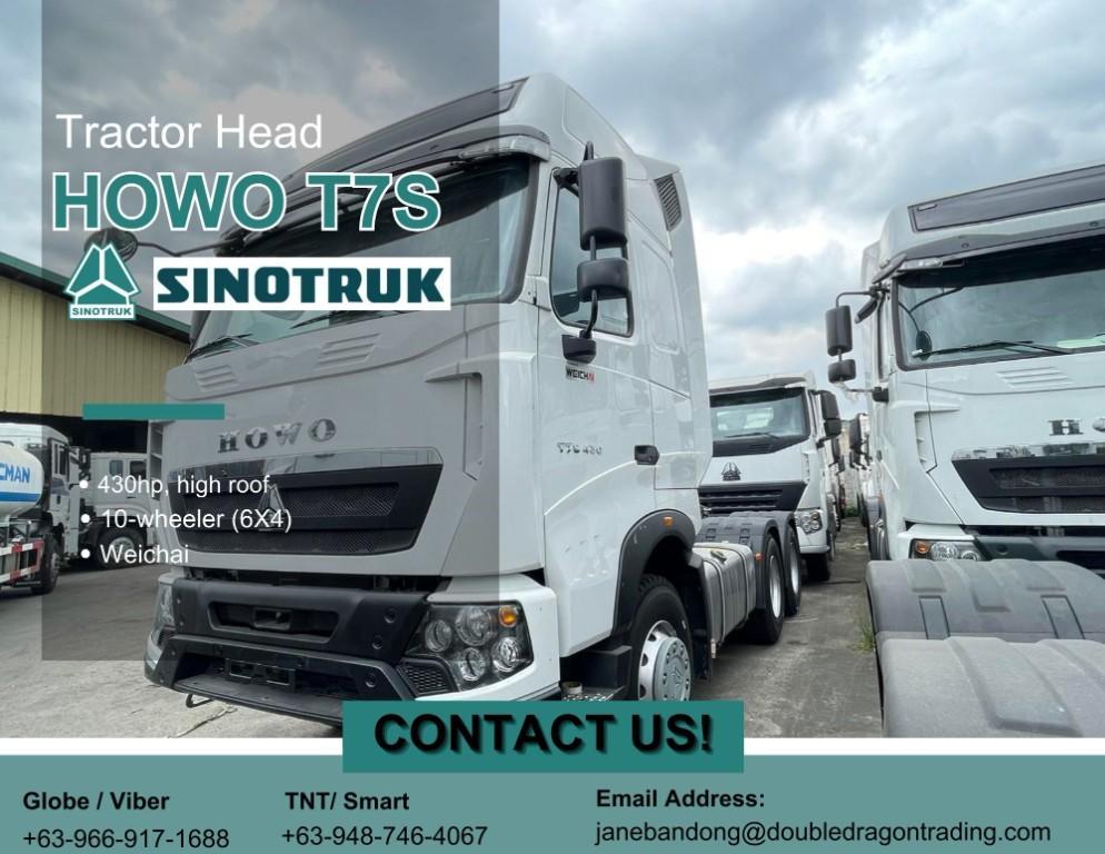 HOWO T7S 10W TRACTOR HEAD 430HP HIGH ROOF in Alabang - Image 1