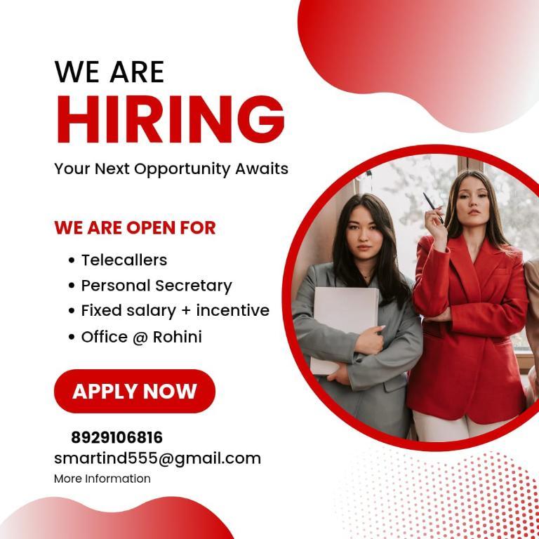 Personal Secretary Female rRequired in Pitampura - Image 1