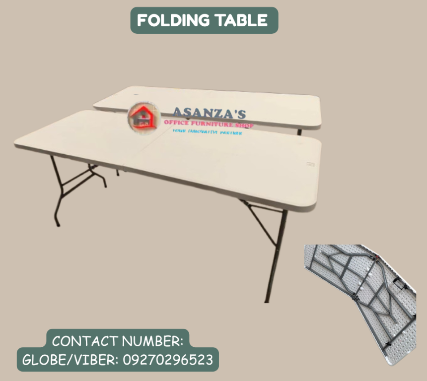 FOLDING TABLE | HOME & OFFICE FURNITURE in Philippines - Image 3