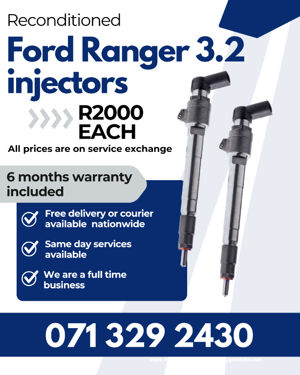 FORD RANGER 3.2 INJECTORS T6 in Summerstrand - Image 1