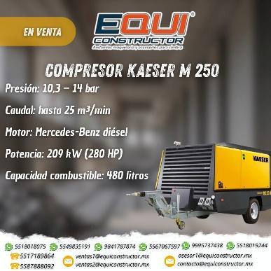 COMPRESOR KAESER M250- en Acatlán de Osorio - Imagen 1