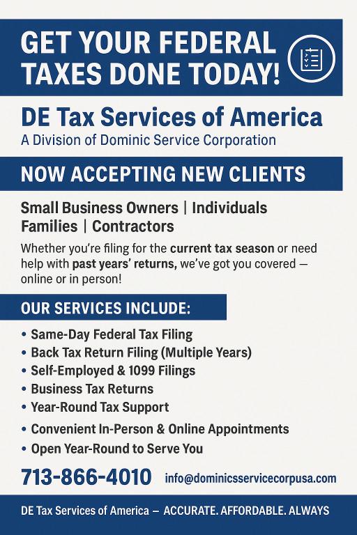 ONLINE TAX PREP AVAILABLE NATIONWIDE in Sugar Land - Image 3