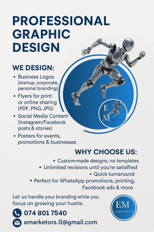 Graphic Design – Logos, Flyers, Social Media | From R100 in Johannesburg - Image 1