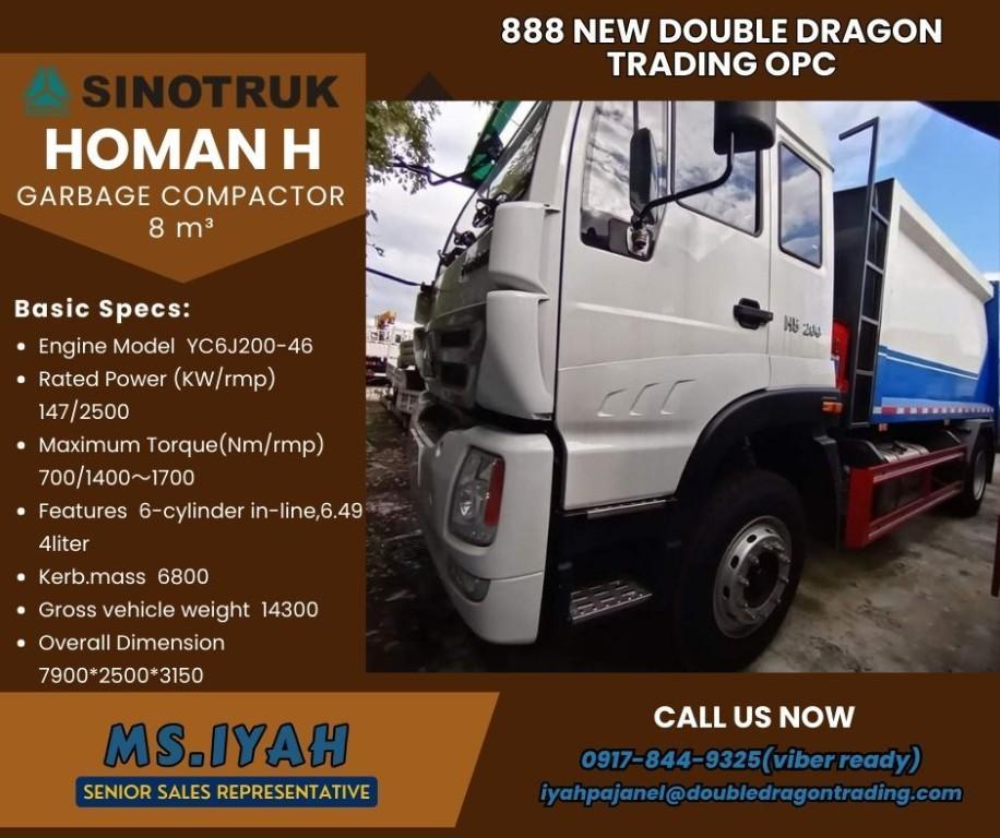 Homan Garbage Compactor 8cbm- E2' in Manila - Image 1