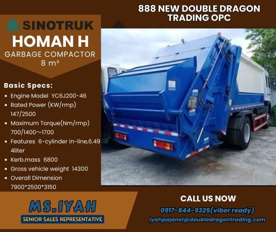 Homan Garbage Compactor 8cbm- E2' in Manila - Image 2