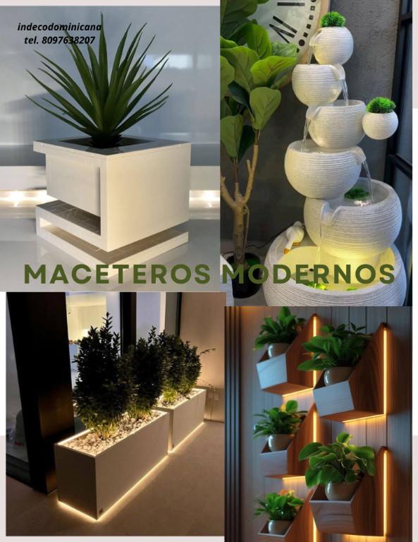 MACETEROS CON ESTILO Y MODERNOS.! en Los Alcarrizos - Imagen 1