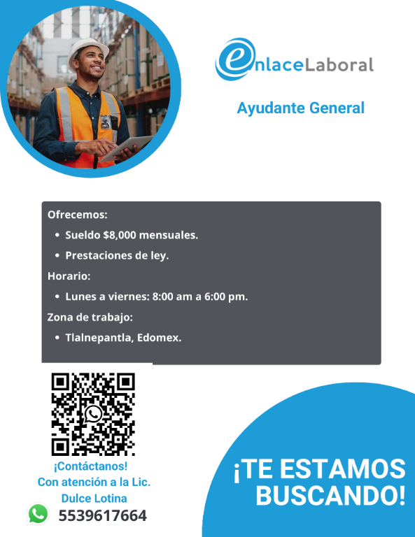 /Ayudante general/ en Ciudad Satélite - Imagen 1