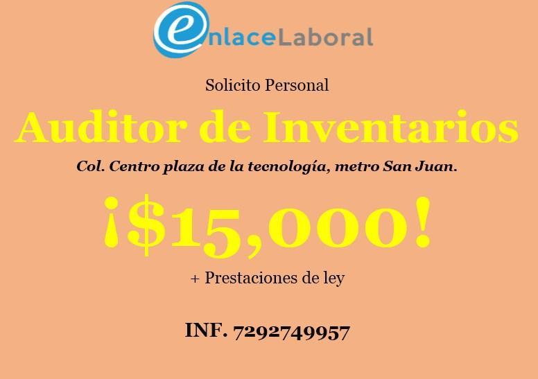 Auditor de Inventarios en Alvaro Obregón - Imagen 1