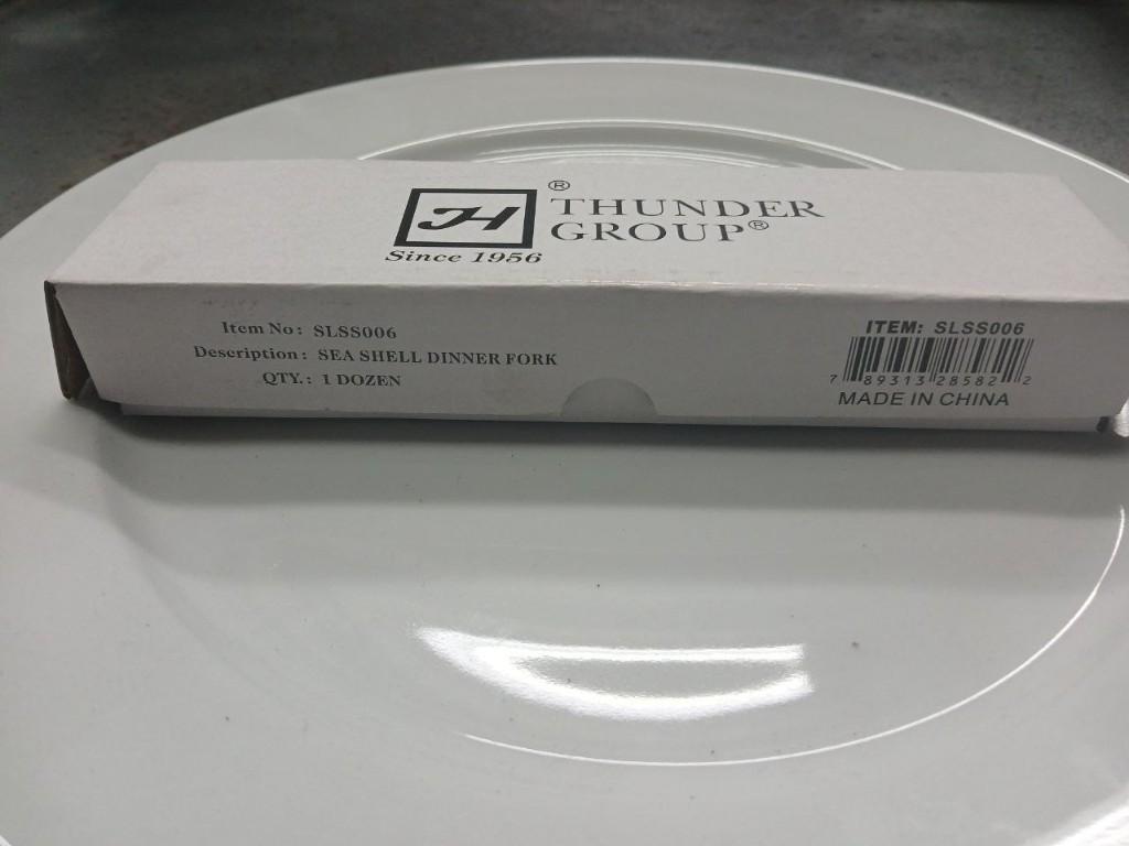 Winco Seashell Dinner Forks in Colton - Image 2