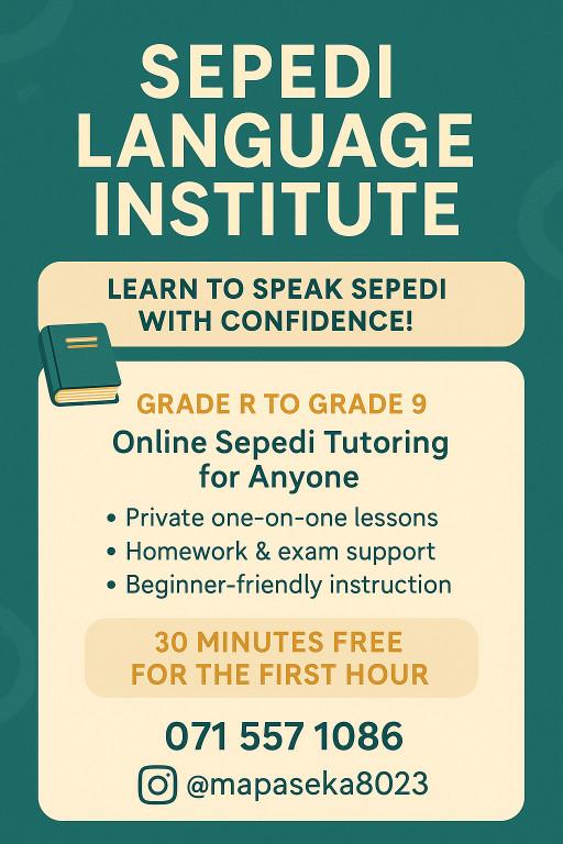 Sepedi Language Institute Tutoring in Centurion - Image 2