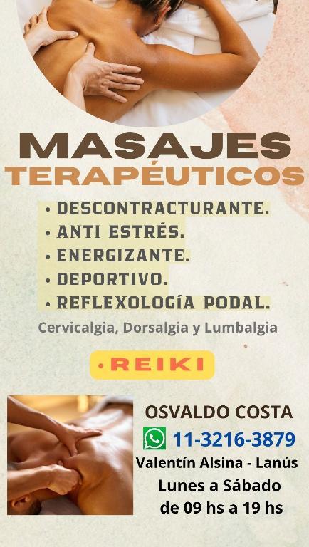MASAJES TERAPEUTICOS en Temperley - Imagen 5