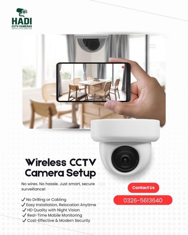 Wireless CCTV Camera Setup in Rawalpindi - Image 1