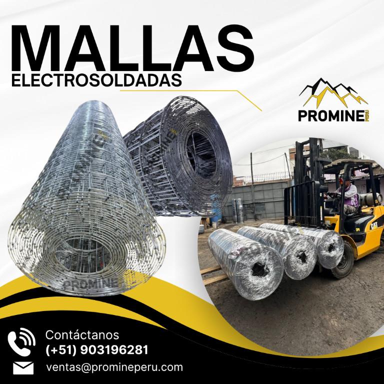 MALLAS ELECTROSOLDADAS PARA ESTABILIDAD EN LABORES MINERAS en Perú - Imagen 1