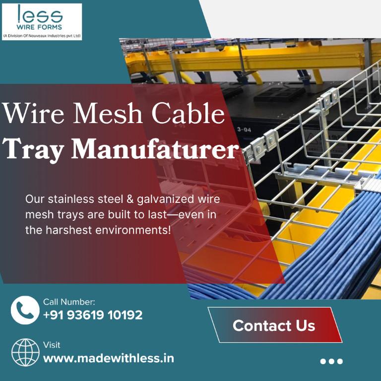 Powder Coated Wire Mesh Cable Tray in Kāngayam - Image 1