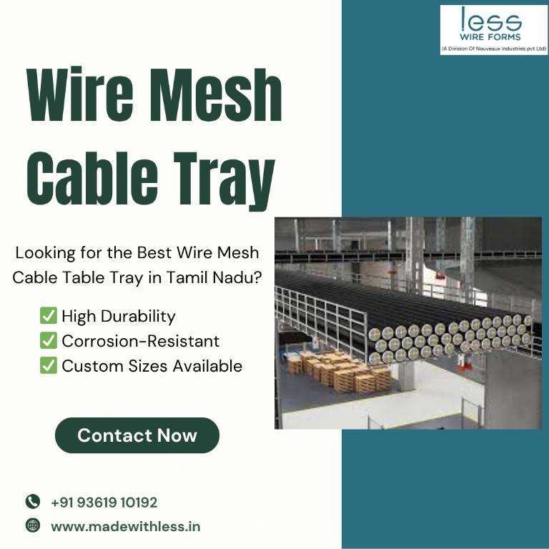 Wire Mesh Cable Tray in India - Image 1