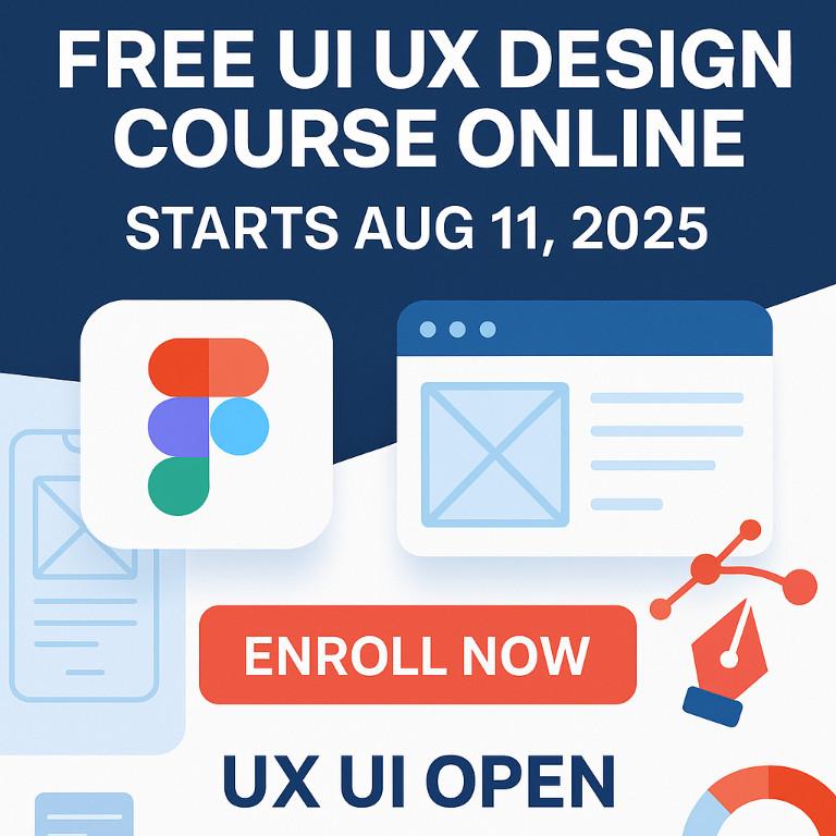 Join Our Free UI UX Design Course Online – Next Cohort Starts in Mumbai - Image 1