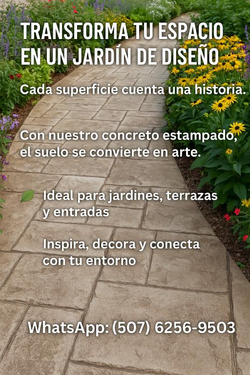 CONCRETO ESTAMPADO PTY CON ARTE FUNCIONAL - DECOCEMENTOPTY en Ancón - Imagen 12