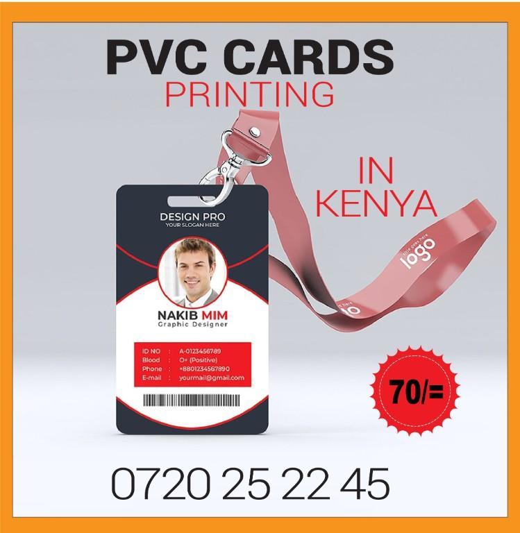Print Full Colur Plastic Identity Cards in Kenya - Image 1