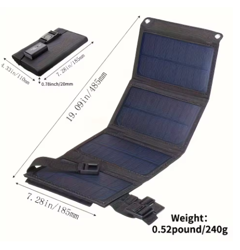 Portable Foldable USB Solar Panel in Stepney - Image 1