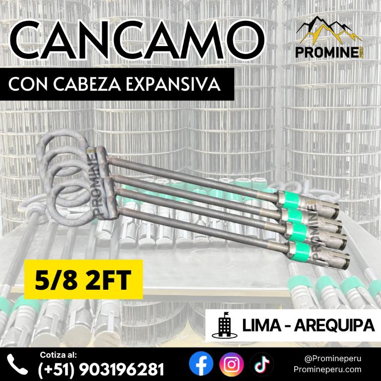 CANCAMO CON CABEZA EXPANSIVA SUJECION SEGURA EN ROCAS en Cotahuasi - Imagen 1