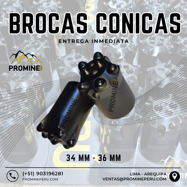 BROCAS CONICAS ALTA PRECISION Y RENDIMIENTO EN PERFORACION en Perú - Imagen 1