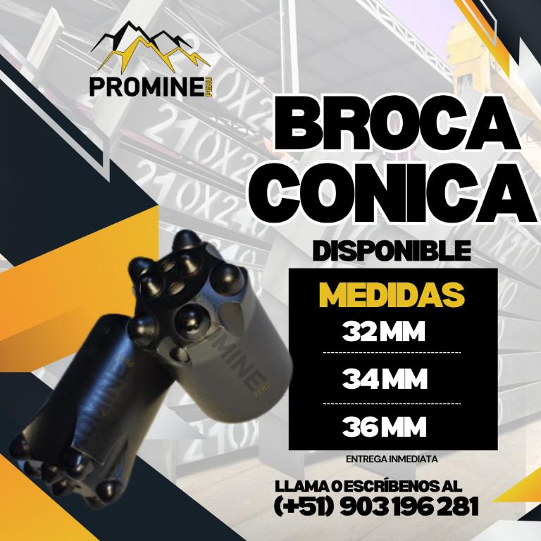 BROCAS CONICAS PERFORACION PRECISA Y RAPIDA EN OBRAS MINERAS en Perú - Imagen 1