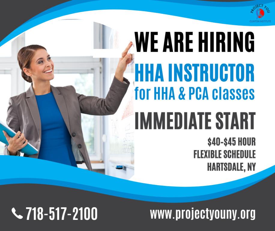 We’re Hiring – HHA Instructor (Immediate Start) in White Plains - Image 1