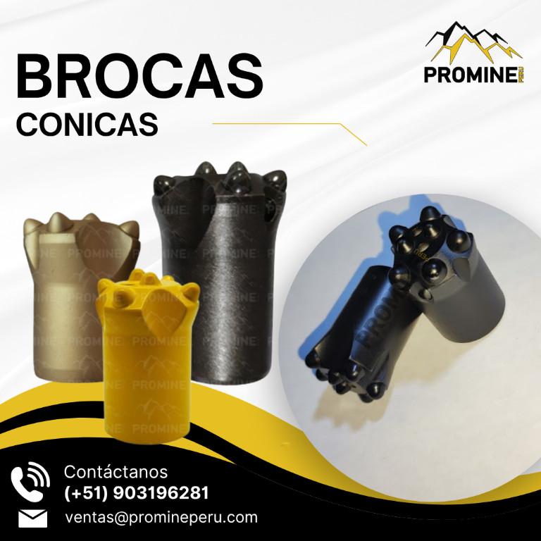 BROCAS CONICAS ALTO RENDIMIENTO Y PRECISION EN PERFORACION MINER en Perú - Imagen 1