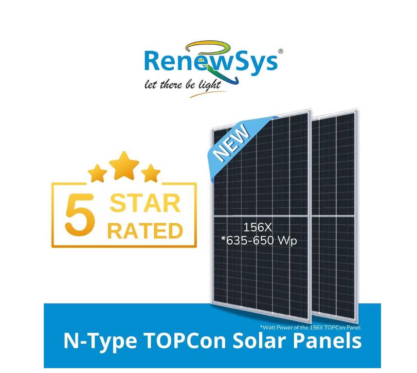 RenewSys Topcon N-Type Solar PV Module – World Class Performance in India - Image 2