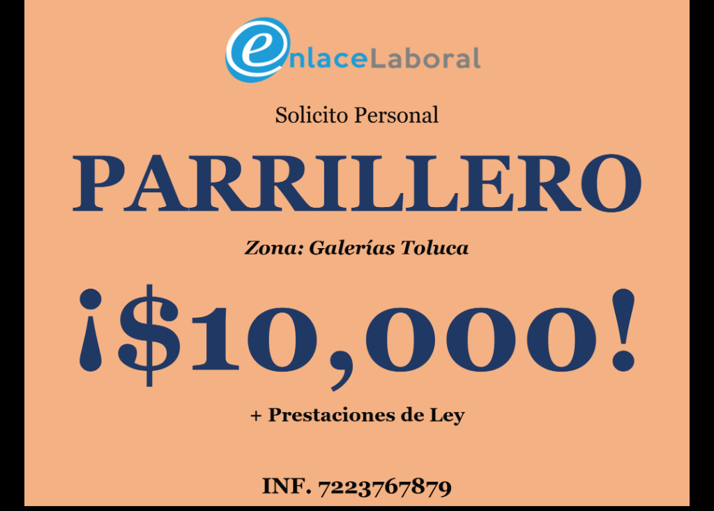 SE SOLICITA PARRILLERO en la Colonia Mixcoac - Imagen 1