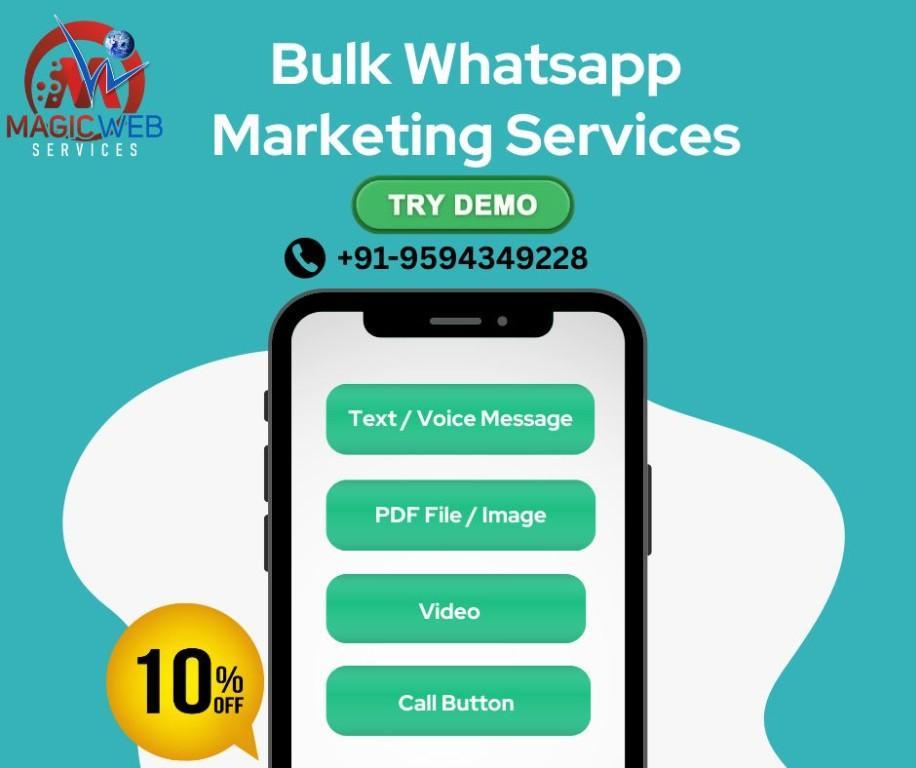 Magic Web Services – Fast & Reliable Bulk WhatsApp Messaging in India - Image 1