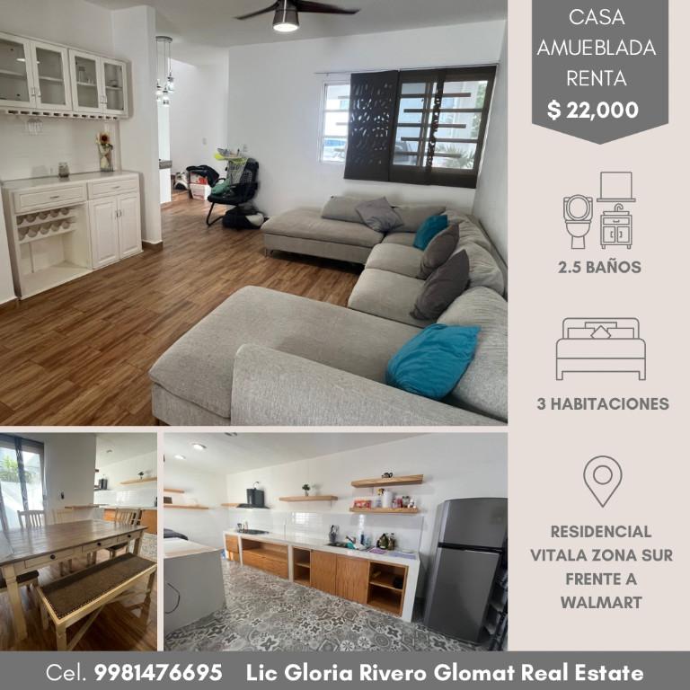 CASA EN RENTA EN CANCUN AMUEBLADA en Cancún - Imagen 17