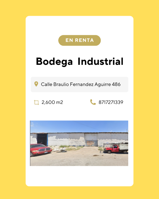Se Renta Bodega Industrial en Torreón - Imagen 1