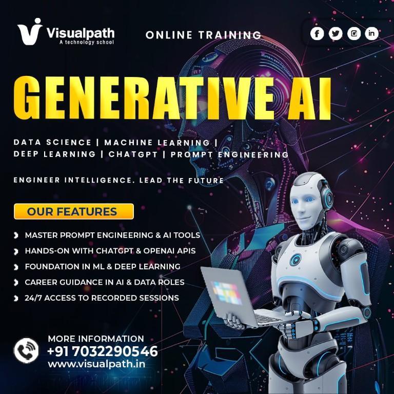 Generative AI Training Institute in Hyderabad GenAI Training in Koramangala - Image 1